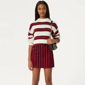 Aubrey Stripe Skirt // NWT